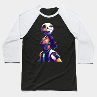 Ronaldinho WPAP style Baseball T-Shirt